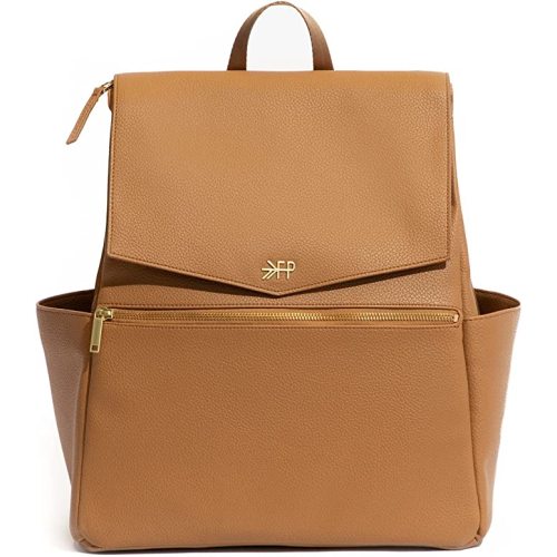 Freshly Picked Classic Leather Diaper Bag Convertible Backpack Tote for Women, Multifunction Maternity Baby Travel Bag, Butterscotch Tan V2 : Baby