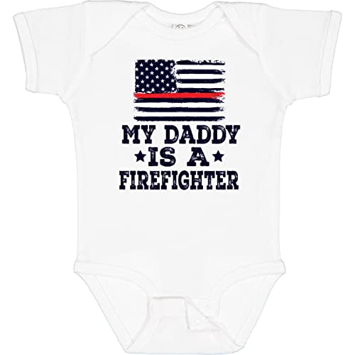 inktastic Fireman Daddy Is a Firefighter Baby Bodysuit