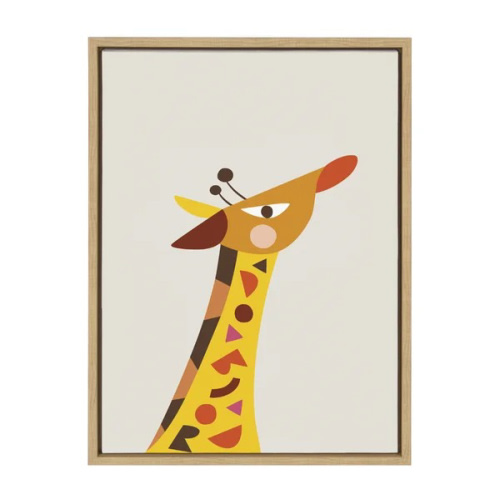 Isabelle & Max™ " Baby Giraffe " by Rachel Lee Painting Print | Wayfair