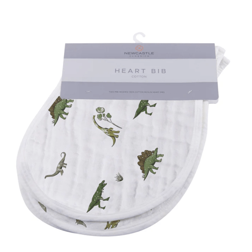 Dino Days Cotton Burp Cloth Bib 2PK – Newcastle Classics