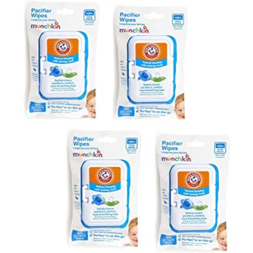 Munchkin Arm & Hammer Pacifier Wipes (4 Packs of 36 wipes each)