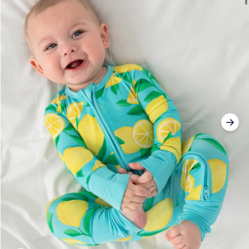 Blue Sunny Citrus Zippy – Little Sleepies