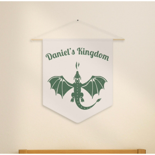 Personalized Name Sign for Kids With a Dragon, Custom Name Banner for Boy, Wall Pennant for Toddler, Dragon Lovers Gift, Kids Room Decor - Etsy