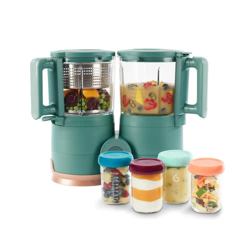 Duo Meal Glass Baby Food Maker with Free Food Storage Containers - Default Title