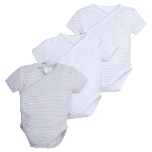 Set of 3 Onesies - Gray Newborn