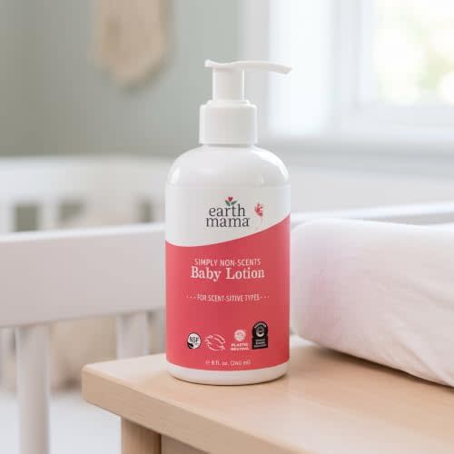 Earth Mama - Simply Non-Scents Baby Lotion for Dry Skin - 8 oz