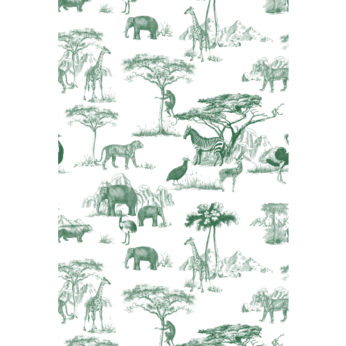 Safari Toile Peel & Stick Wallpaper