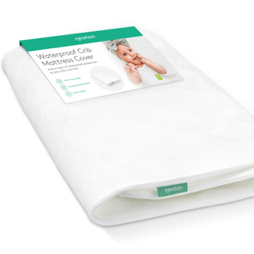 Extra Waterproof Crib Mattress Cover - Standard / Cloud White