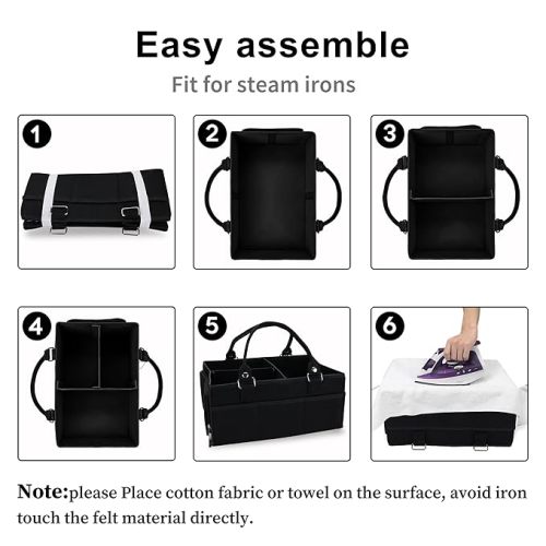 Baby Diaper Caddy Organizer for Girl Boy Large Nursery Storage Bin Basket Portable Holder Tote Bag for Changing Table and Car Baby Shower Gifts Newborn Essentials Must Haves Items black