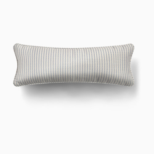 House of Noa Lumbar Pillow - Finley Ivory & Sky, Lumbar