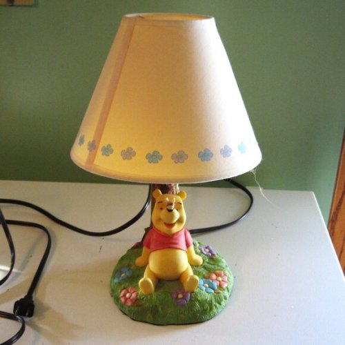 Winnie the Pooh table lamp made by Hampton Bay in 2002