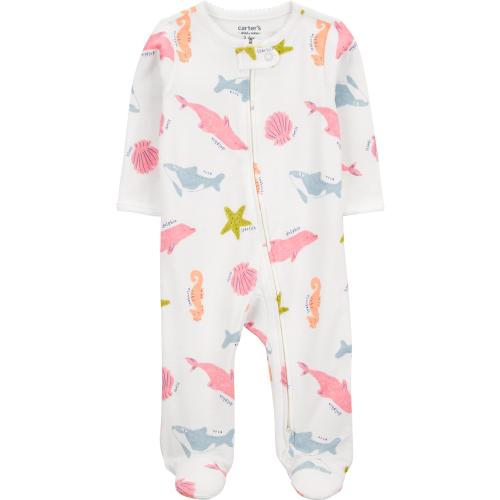 Carter's Child of Mine Baby Girl Sleep 'n Play, One-Piece, Sizes Preemie-6/9 Months