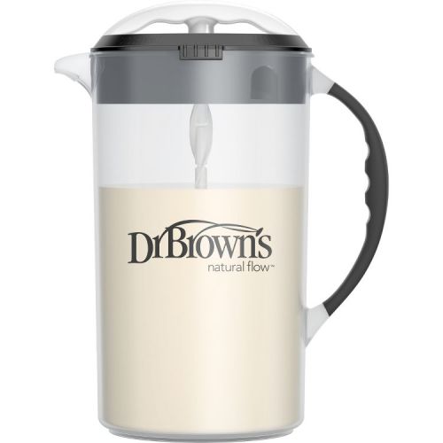 Dr. Brown's Baby Formula Mixing Pitcher with Locking Lid & No Drip Spout - 32oz - Black