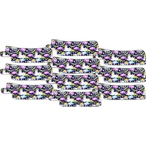Nasogastric or Oxygen Tube precut Adhesive Tape Rainbow Unicorns Theme x 10 Pack. (Left & Right Side Mix)