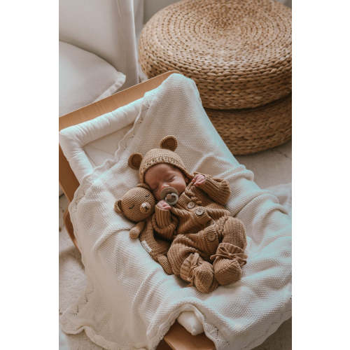 3LC Knitted Romper | Coco 0-3M