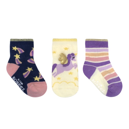 Shooting Star 3-Pack Infant Crew Socks