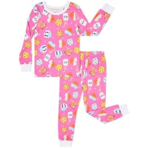 PATPAT Baby Pajama Sets with Bamboo Viscose, Snug fit Cooling Pjs for Girls Boys Kids Toddler, Cool-touch Sleepers Sleepwear