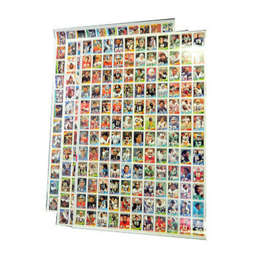 1988 Topps Football Uncut Sheet Set (3 Sheets Total) | eBay
