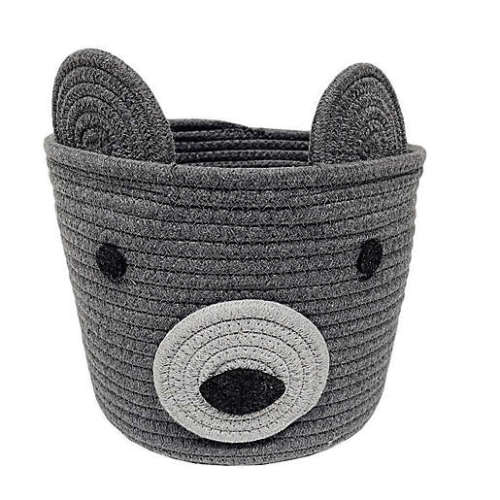 Levtex Baby® Bear Rope Storage Basket in Grey
