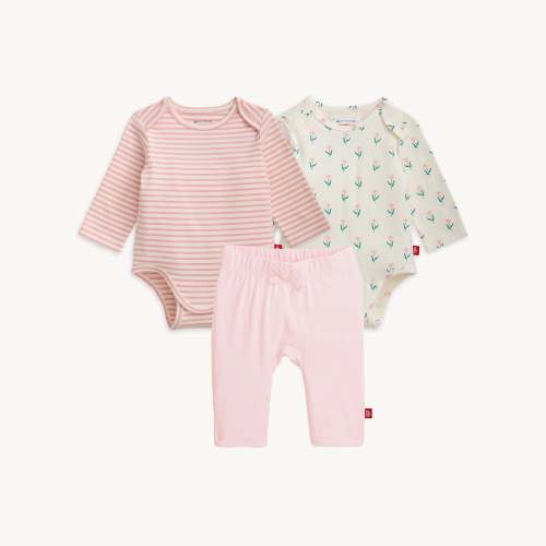 Magnetic 3-Pack Bodysuit & Pant