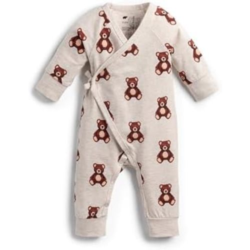 MONICA + ANDY Baby Organic Kimono Tie One-Piece