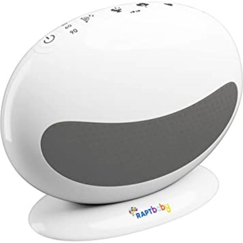 RAPTbaby™ Smarter Sleep Sound Machine: Neuroscientist-Developed to Support Baby’s Language Development & Sleep with Soothing & Brain-Building Soundtracks in 4 Genres: Classical, Lullaby, Nature, Womb