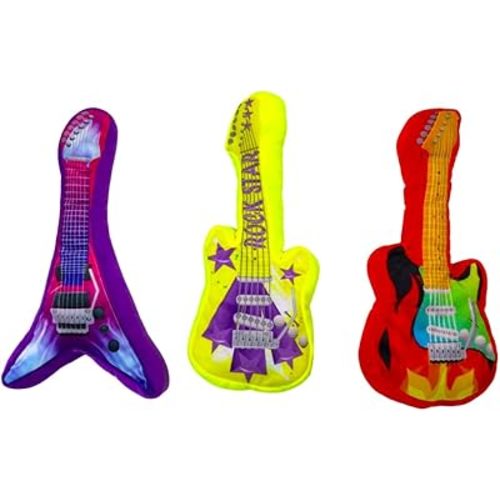 12" Plush Rock Guitar - Assorted (Each)