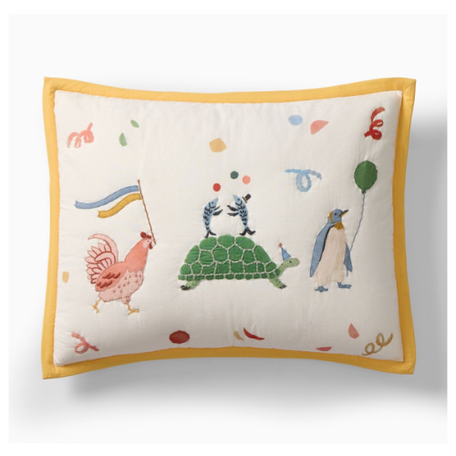 Animal Party Standard Sham | West Elm