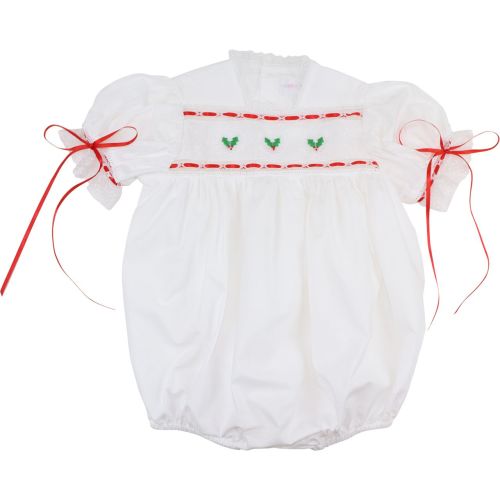 Embroidered Holly Heirloom Bubble – Cecil & Lou