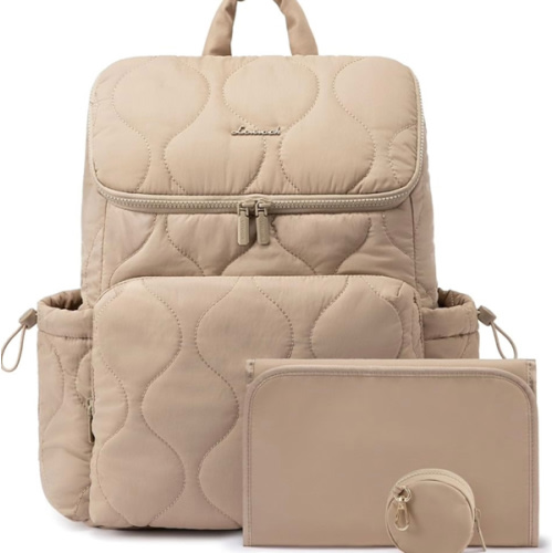 LOVEVOOK Diaper Bag Backpack,Lightweight Baby Diaper Bag for Moms Dads,Baby Bag for Boys Girls with Insulated Pockets, Changing Pad, Stroller Straps and Pacifier Case,Khaki