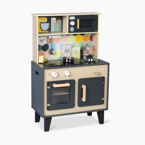 Janod Mozaic Big Cooker Wooden Play Kitchen