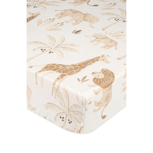 Cotton Sateen Fitted Crib Sheet