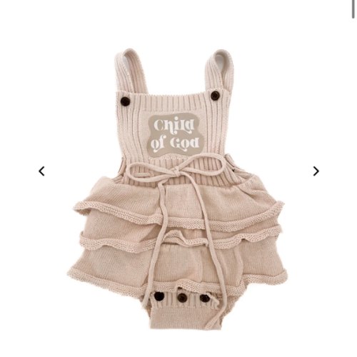 Knit Ruffled Child of God Dress – OUR HOUSE ABOVE