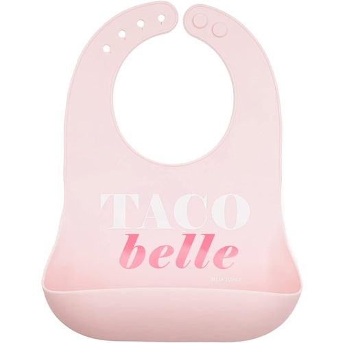 Bella Tunno Baby Bib Waterproof Silicone Feeding Bib w/Large Catch Pocket