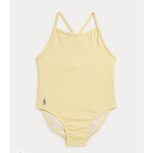 Mini-Cable Jacquard One-Piece Swimsuit
