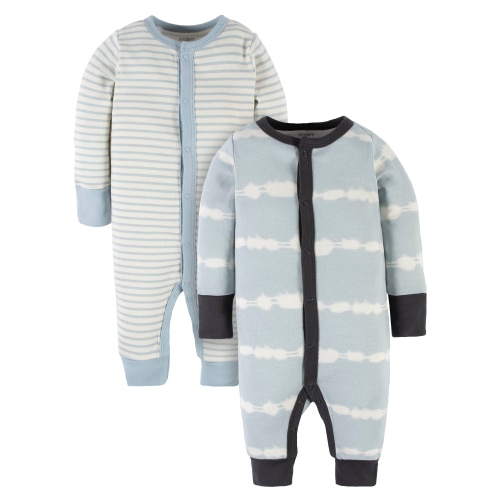 Modern Moments by Gerber Baby Boy Coveralls, 2-Pack (Newborn-24 Months)