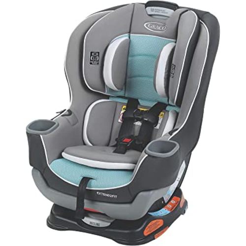 Graco Extend2Fit Convertible Car Seat, Spire, Safe and Comfortable Ride Designed for Growing Children