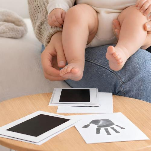 4-Pack Mess-Free Baby Hand and Footprint Kit - No Ink On Baby's Skin | Little Treasures
