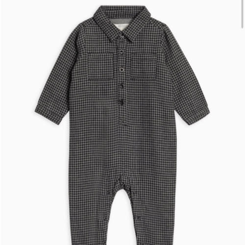 Locke Flannel Collar Romper