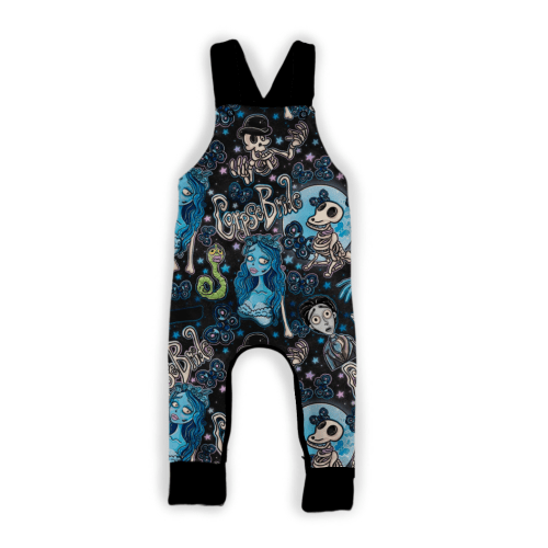 NEW Ready to ship- Super Cute Kiddo Cadaver + Friends Bride Bamboo Summer Overalls!