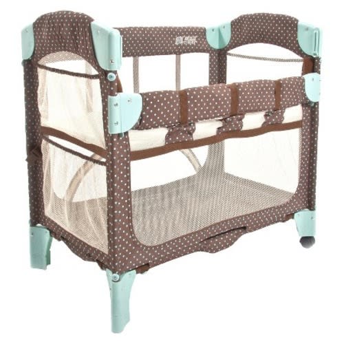 Arm’s Reach Mini Arc Co-Sleeper, Java Dot