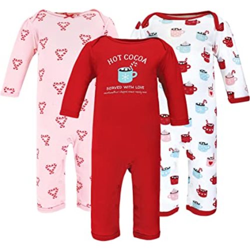 Hudson Baby baby-girls Cotton Coveralls
