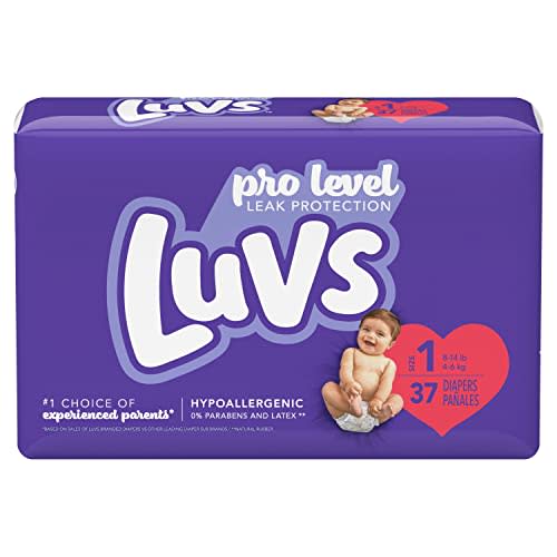 Luvs diapers, Size 1