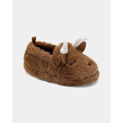 Boys Christmas Reindeer Slippers - Brown - Carter's | Carter's
