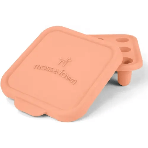 Moss and Fawn Ice Cube Tray, Forage Feeder Freezer Mold for Breast Milk, Formula, Bone Broth, Purees, and Baby Food - Bloom