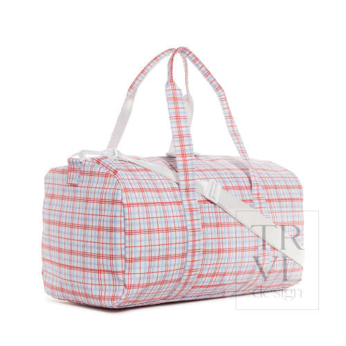 Weekender - Classic Plaid Red Duffel Bag