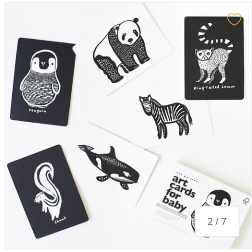 Art Cards for Baby - Black and White Collection – HoneyBug