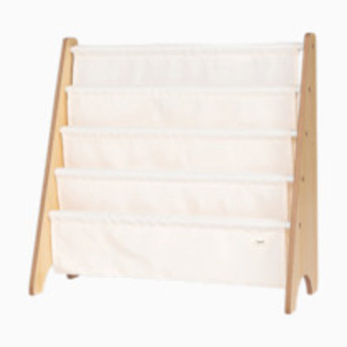 3 Sprouts Recycled Book Rack - Cream