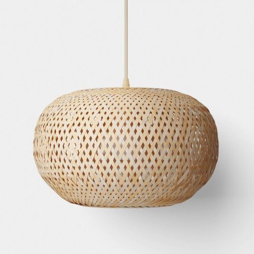 Bamboo Woven Pendant Light