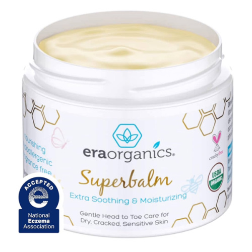 Era Organics Healing Ointment for Babies - USDA Certified Organic Natural Moisturizer Gentle on Sensitive Skin Prone To Baby Eczema, Cradle Cap (Infant Seborrheic Dermatitis), Rashes, Hives and More